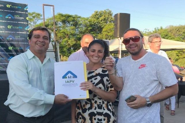 Casaretto en la adjudicó de la construcción de 16 viviendas en Federal.&nbsp;