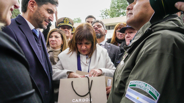 La visita de Bullrich a la ciudad coincidió con una fecha muy especial