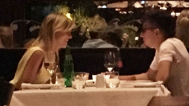 Candela Ruggeri y Rodrigo Noya en la imagen que se difundió en Instagram.