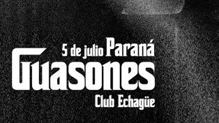 Tras anunciar su gira nacional 2025 Guasones llega a Paraná