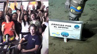 La misión submarina del Conicet terminó con aplausos y agradecimientos