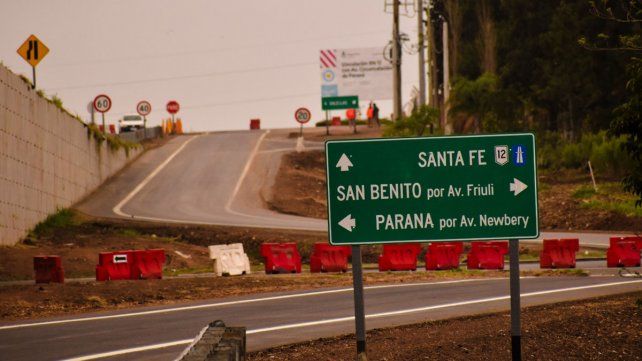 Habilitaron otro tramo de la obra de Circunvalación de Paraná