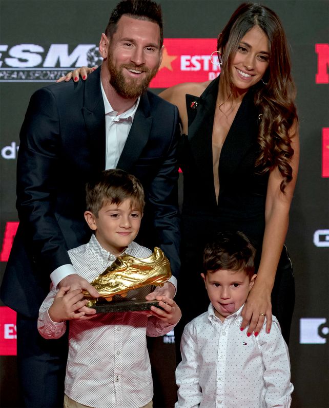 El show de Mateo Messi en la gala de entrega del Botín de Oro
