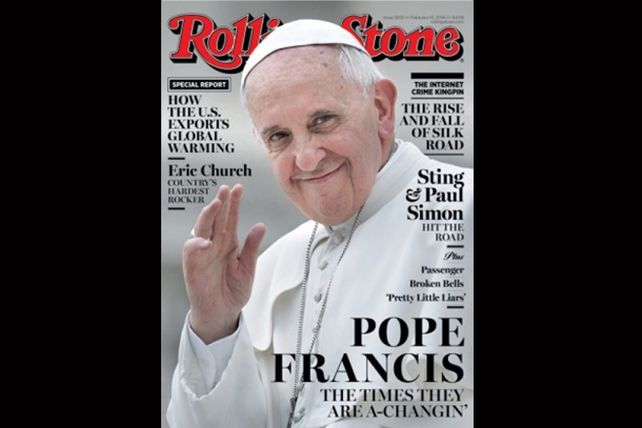 Tapa de una revista de rock