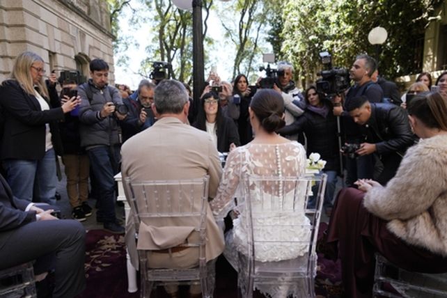 Sin luna de miel, ni vals, ni arroz: así fue el casamiento de Pablo Javkin