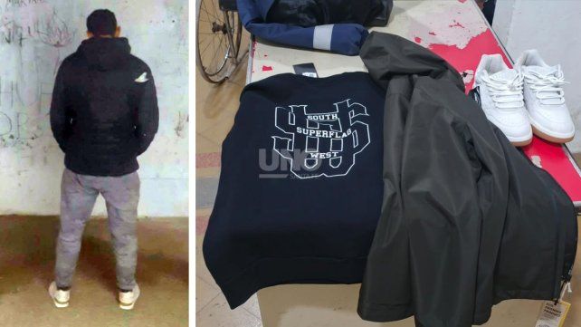 El hombre detenido tras los robos en La Peatonal santafesina