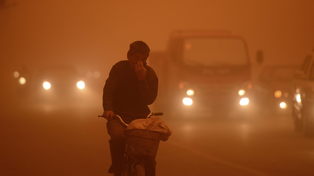 Tormenta de polvo en Irak