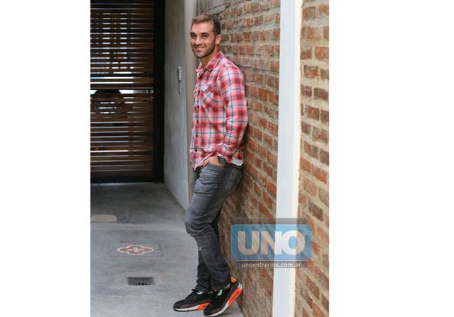 El delantero descansa en la capital entrerriana. El 17 arranca la pretemporada.  (Foto UNO/Diego Arias)