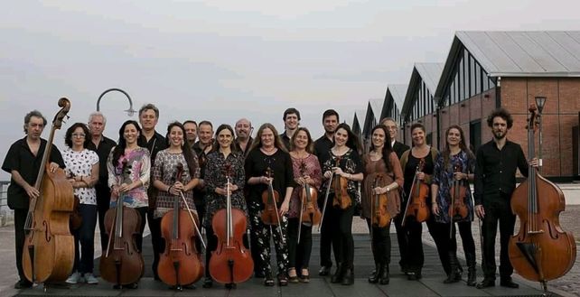 Uno de los tres grupos estables del municipio que hoy a las 11 harán oír sus reclamos: la Orquesta de Cámara municipal.:&nbsp;