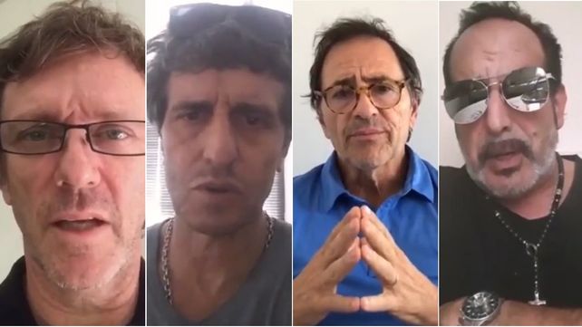 Los Simuladores se sumaron a la campaña por el coronavirus