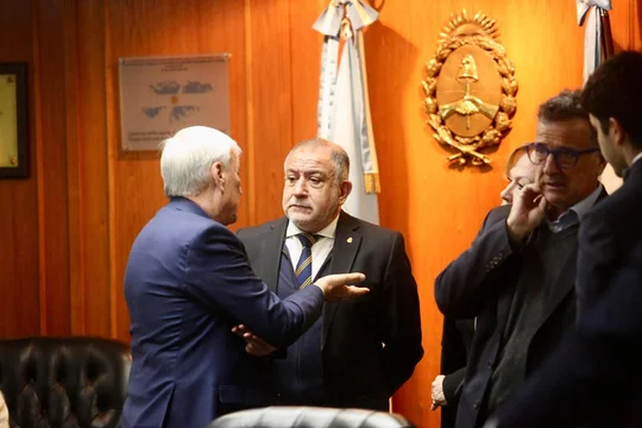 El senador nacional Luis Juez, presidente de la Comisión de Acusación del Consejo de la Magistratura 