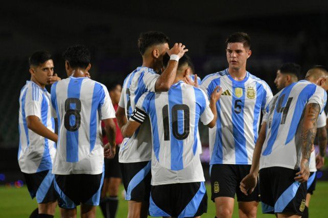 La Selección Argentina y un buen partido ante México.