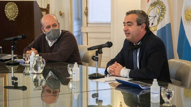 Javkin y el secretario de Salud hablaron sobre la evolución de la pandemia en la ciudad.&nbsp;