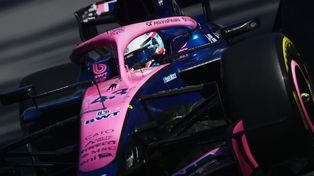 El Alpine de Franco Colapinto, que hizo un mejor viernes en Canadá que Pierre Gasly en la clasificación sprint.