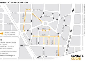 Barrio Jardín Mayoraz: este viernes comienzan los cambios de sentido circulatorio