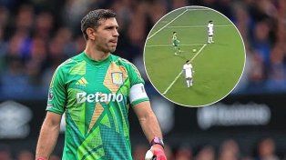 La gran Goltz en Colón: el blooper de Aston Villa que le cortó el invicto a Dibu Martínez