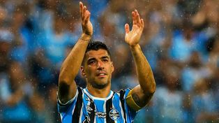 El Pistolero jugó su último partido ante los hinchas de Gremio. La despedida definitiva como jugador del equipo de Brasil será este miércoles contra Fluminense.