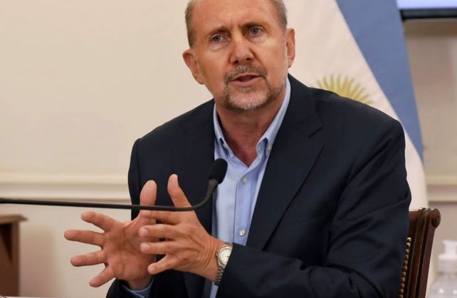 El gobernador Omar Perotti