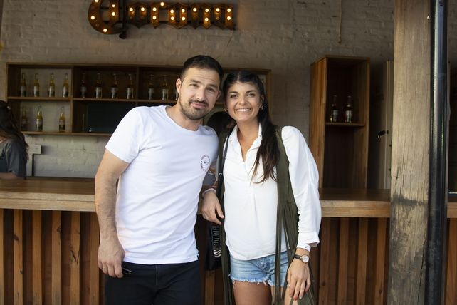 Mariano Farías y Andrea Bentivegna