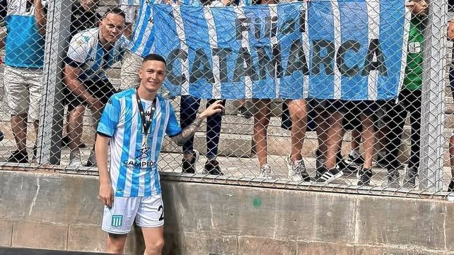 Aníbal Moreno y la felicidad por el título de Racing