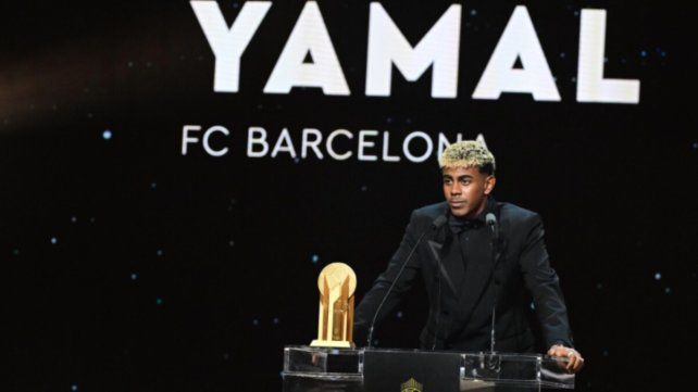 Lamine Yamal se quedó con el Trofeo Kopa por segundo año seguido