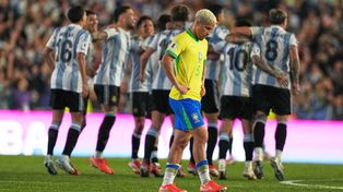 Argentina, un equipo sólido que festeja casi siempre. Esta vez el que lo sufrió fue Brasil.