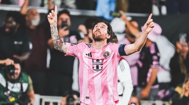 Otra noche soñada de Lionel Messi en Inter Miami que incluyó festejo viral con sus hijos