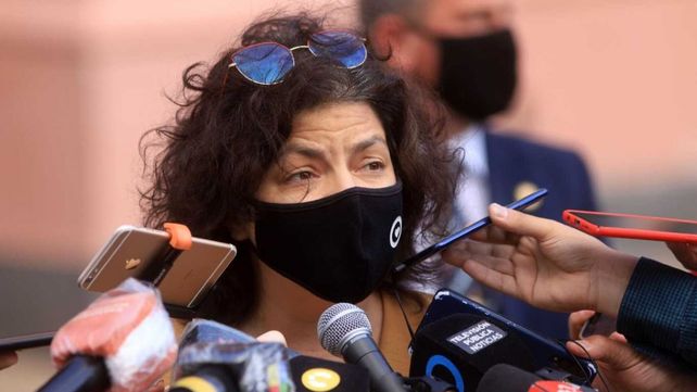 La ministra de Salud de la Nación