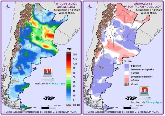 Dónde y cuánto va a llover en los próximos días