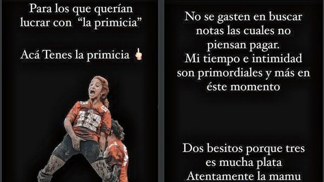 Después de haber desmentido varios rumores de embarazo