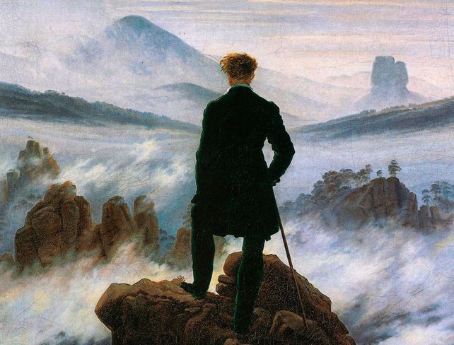 El caminante sobre el mar de nubes