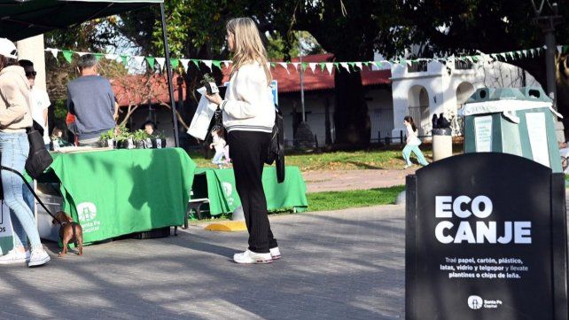 Los puntos de ecocanje de la Municipalidad se suman a los fijos en la ciudad de Santa Fe