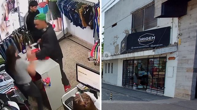 Violento robo con una cuchilla de carnicero en un local comercial en Aristóbulo del Valle