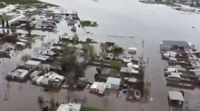 Cayeron 290 milímetros en María Teresa, la localidad más castigada por las lluvias en Santa Fe