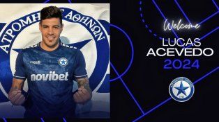 El exjugador de Colón, Lucas Acevedo, fue presentado como nuevo refuerzo de Atromitos.