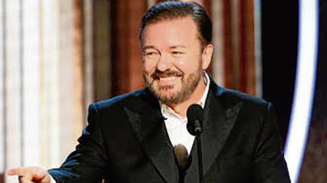 Implacable. Ricky Gervais.