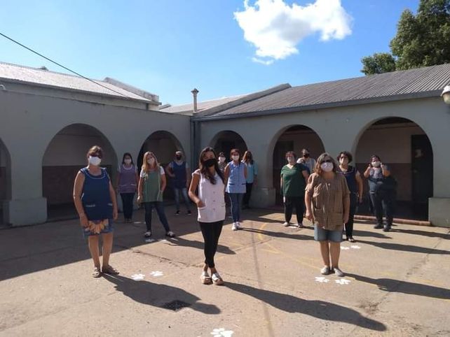 La docente Verónica Alonso de la localidad santafesina de Esperanza.