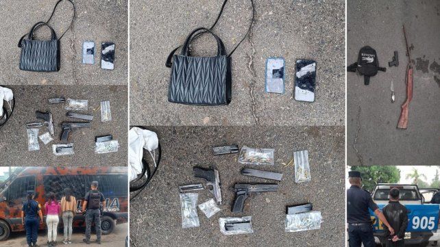 Dos menores de edad con armas fueron identificados y otras personas mayores detenidas en operatico de desarticulación de fiesta clandestina en Paraná