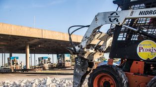 Comenzaron los trabajos de reparación de los accesos al Túnel Subfluvial
