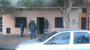 El primer allanamiento que se realizó en la casa de Sabag Montiel.
