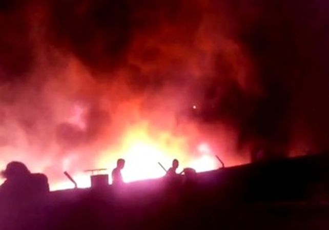 El hecho se produjo a la 0.30 de hoy en la avenida San Martín