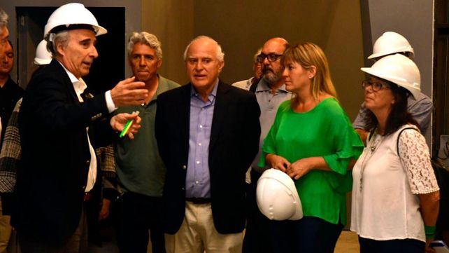 El gobernador recorrió hoy las obras del Museo del Deporte