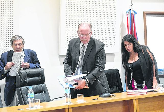 Tribunal. Los jueces Julio Kesuani