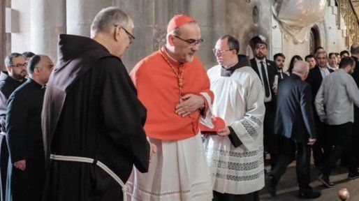 La Policía israelí impidió la asistencia del jefe de la Iglesia Católica de Jerusalén a la misa de Ramos