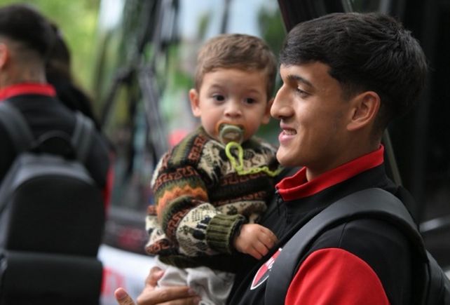 Facundo Guch se prestó a las fotos.
