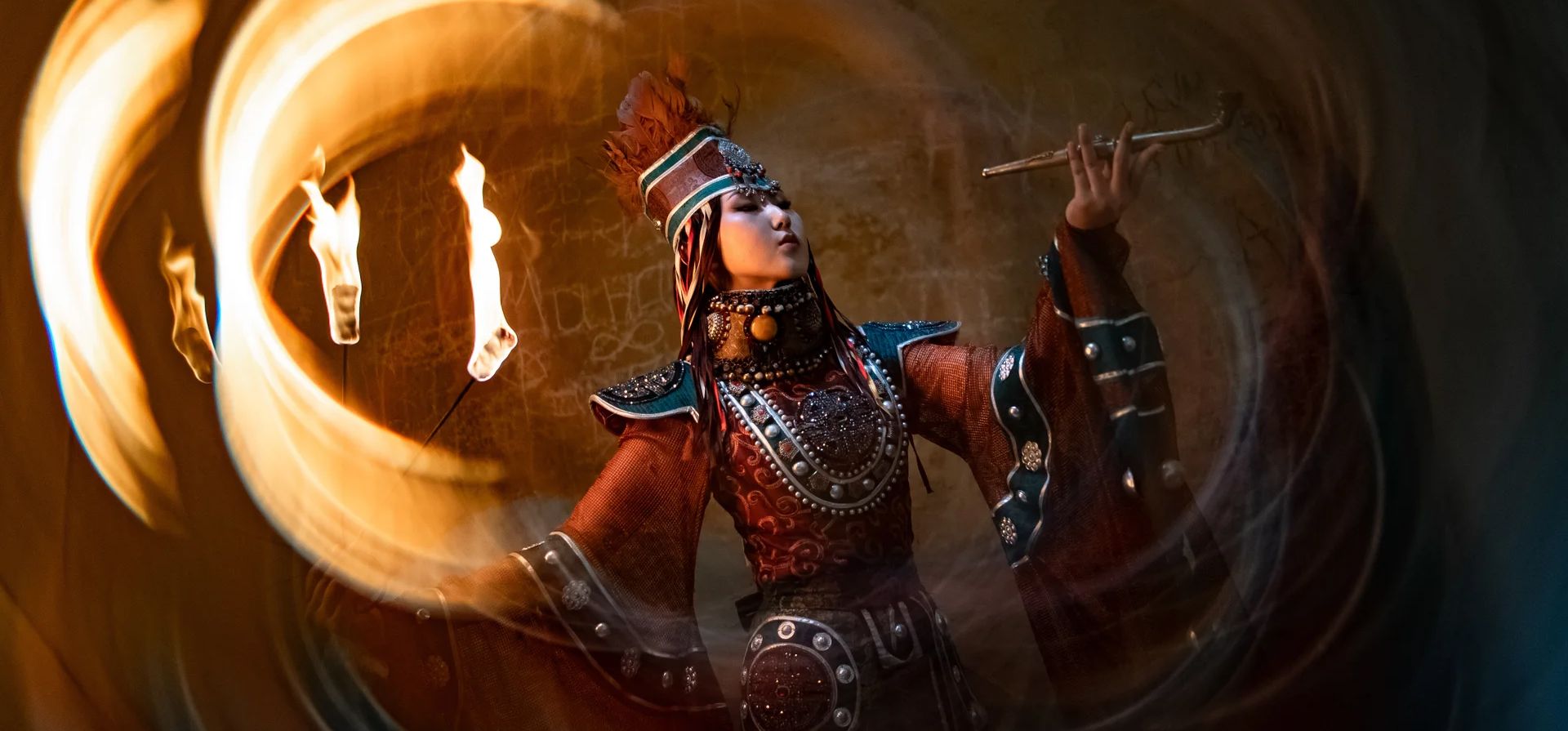 Las modelos presentan ropa tradicional turca en el octavo Festival Mundial Turco de la Mujer y la Moda. (Esta imagen fue creada usando un filtro de lente Halo FX), Aktau, Kazajistán. Fotografía: Ilkin Eskipehlivan/Anadolu/Getty Images Las modelos presentan ropa tradicional turca en el octavo Festival Mundial Turco de la Mujer y la Moda. (Esta imagen fue creada usando un filtro de lente Halo FX), Aktau, Kazajistán. Fotografía: Ilkin Eskipehlivan/Anadolu/Getty Images