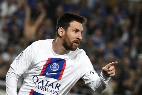El astro rosarino Lionel Messi