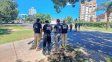 Pericias en el lugar donde ocurrió el accidente fatal sobre la Costanera santafesina.