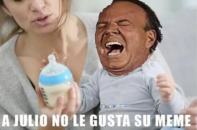 Arrancó julio y la ya tradicional catarata de memes del cantante español Julio Iglesias