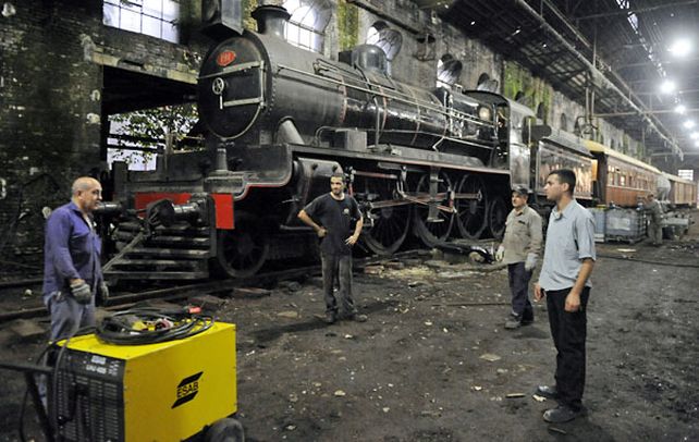 El mito. La 191 se convirtió durante años en la locomotora insignia del Ferrocarril Central Argentino.  (Foto: G. de los Ríos)